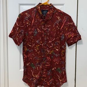 Men’s American Eagle Short Sleeve Button Up